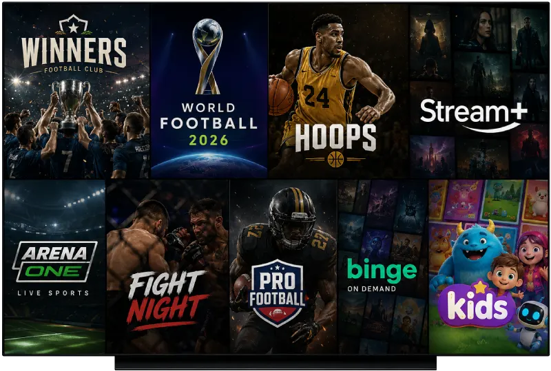 Wild Streams IPTV subscription for live TV, sports, movies and series